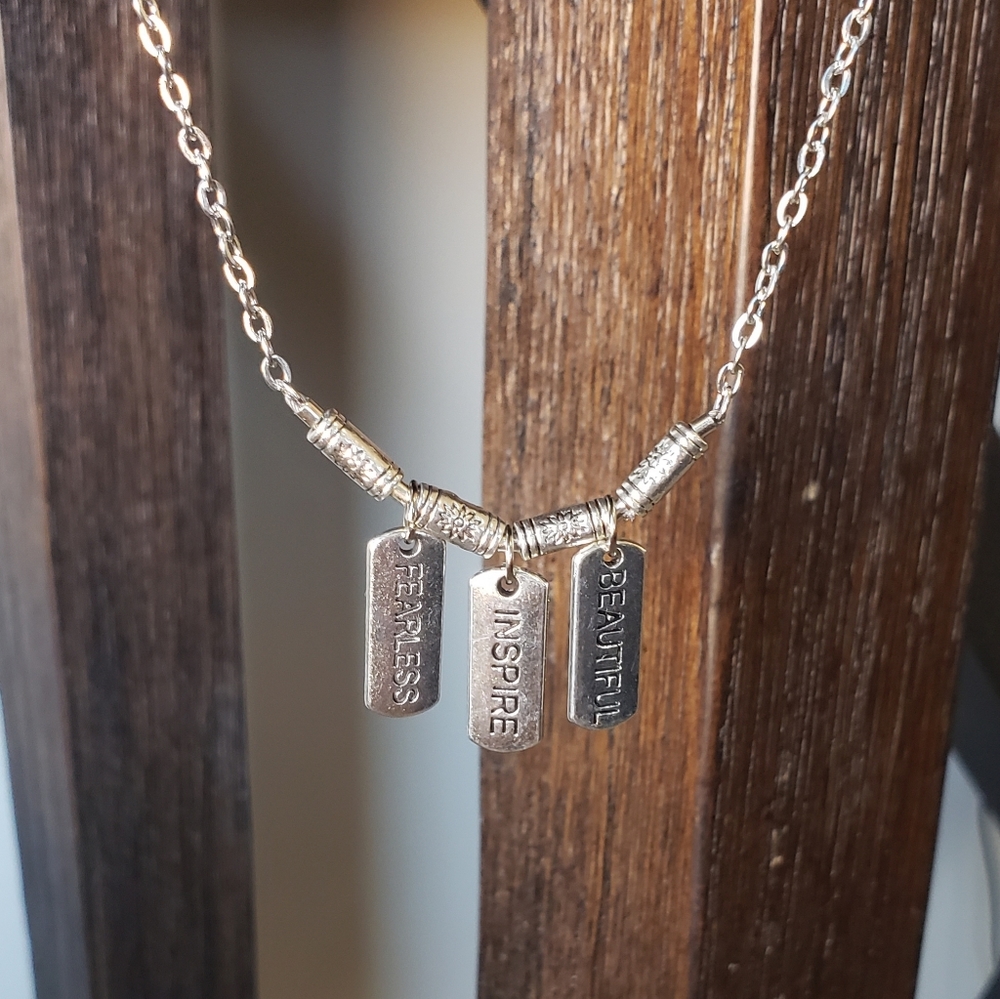 Inspirational sayings Necklace